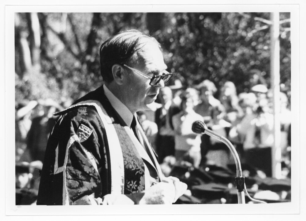 Graduation Ceremony - Vice Chancellor Alec Lazenby