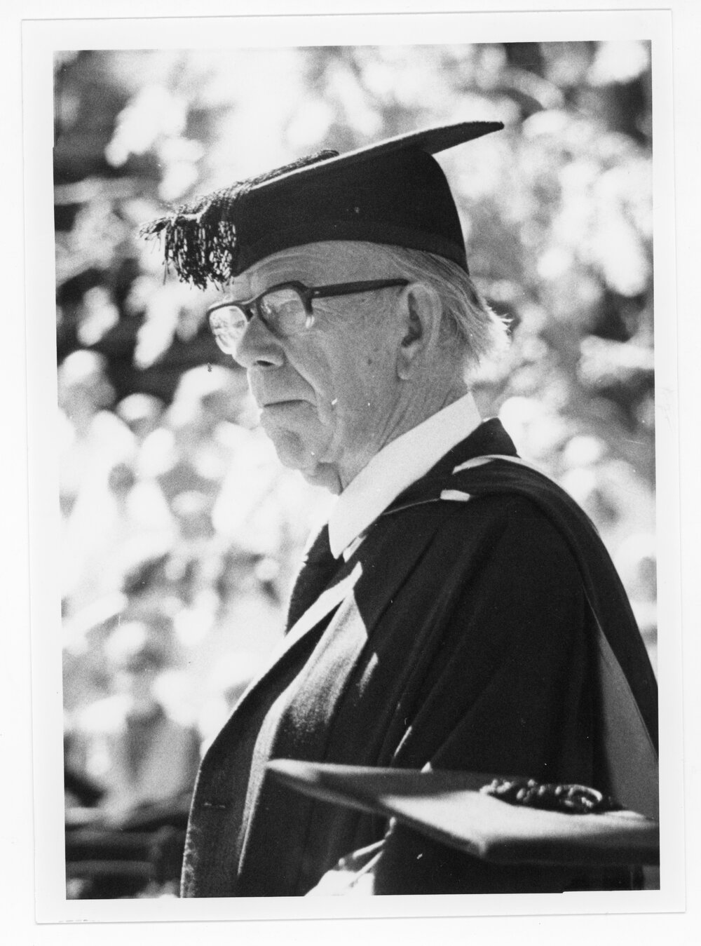 Graduation Ceremony - A C M Howard Honorary Degree presentation, 1977