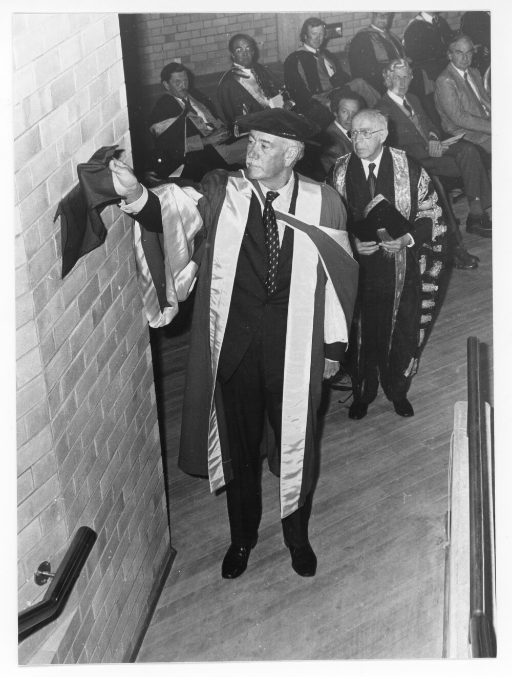 Opening of University Hall, UNE, with Sir Roden Cutler and Sir Frank Kitto