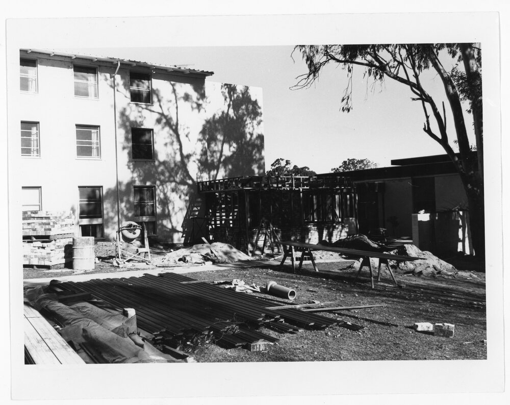 Mary White College - Principal's Office under construction