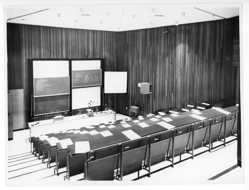 Inside the Science Lecture Theatre, UNE