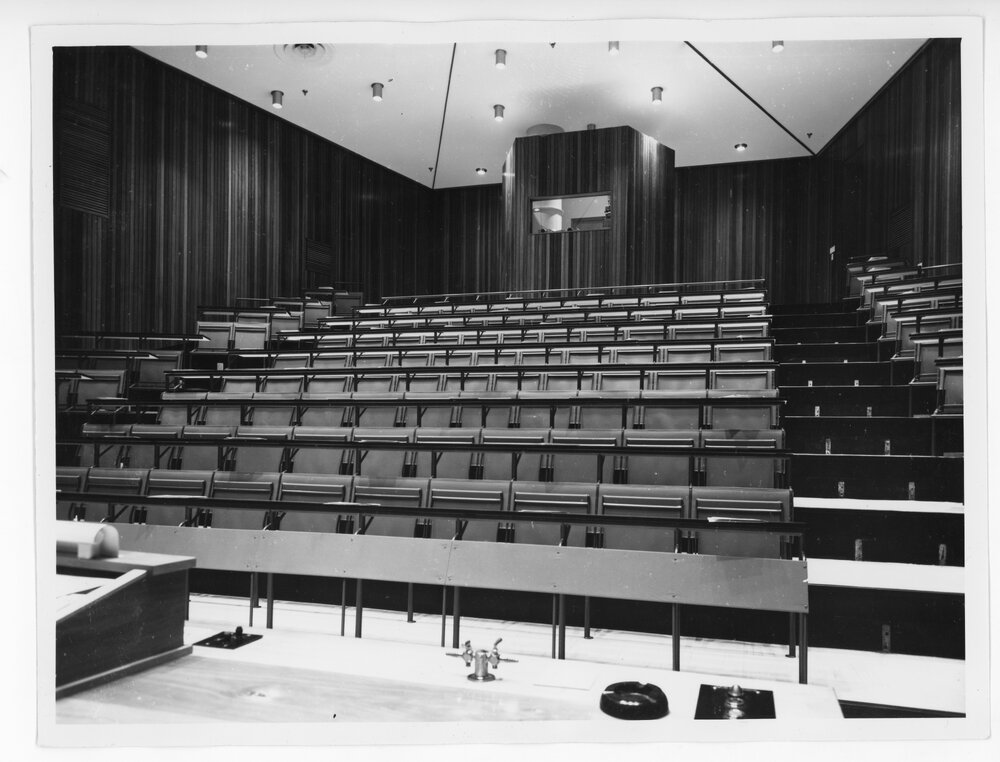 Science Lecture Theatre, UNE, interior