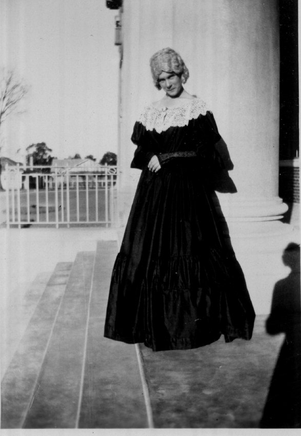Armidale Teachers' College, Mamie Murphy in the role of Mrs J. Rhead in the stage production of 'Milestones', 1932