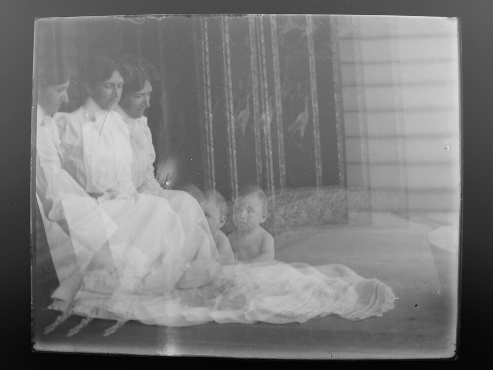 Woman and baby