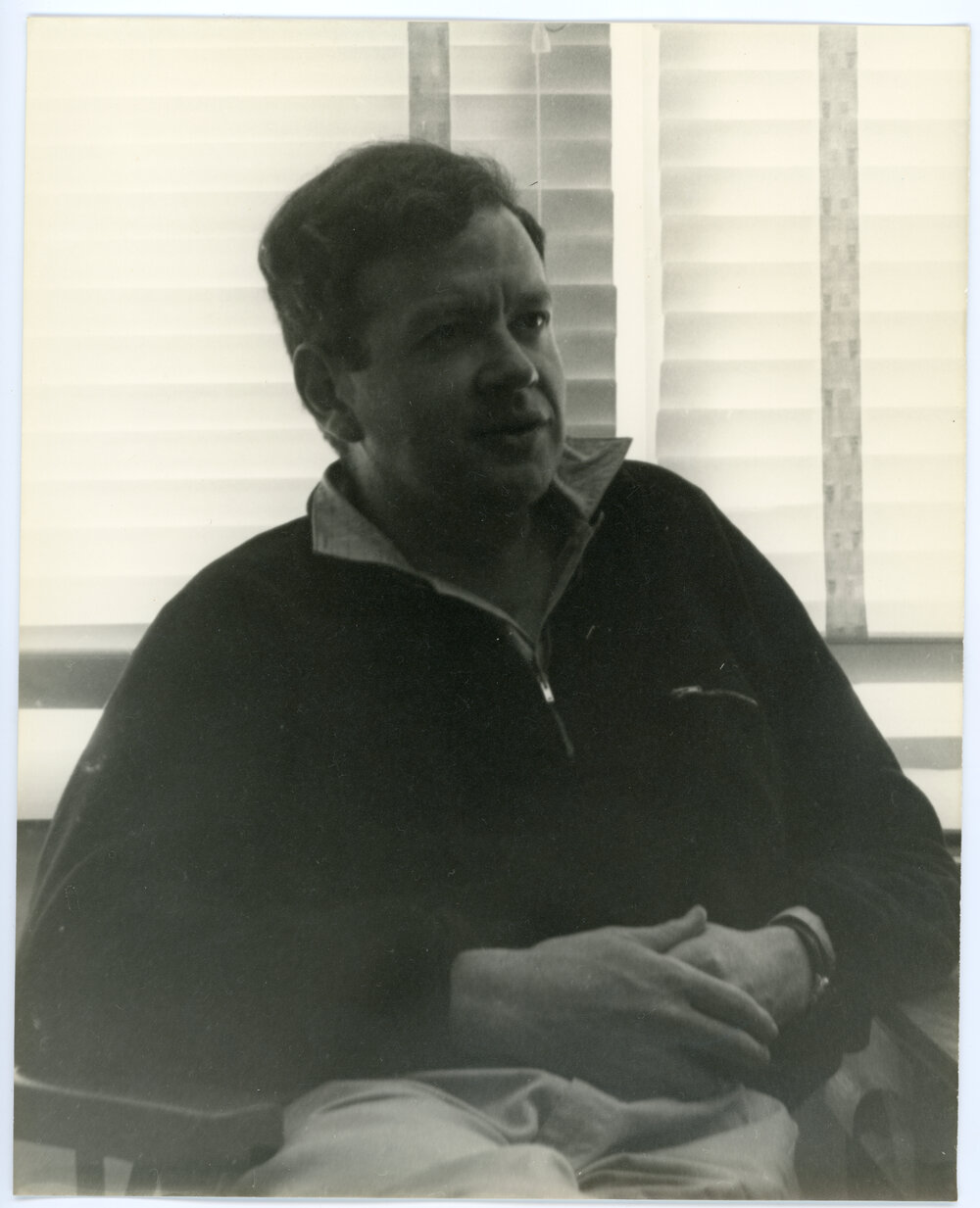 John Ryan seated