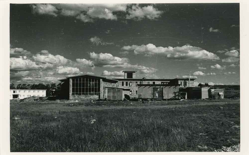 Wright College construction site, 1961