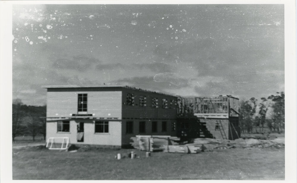 Wright College construction site, 1958