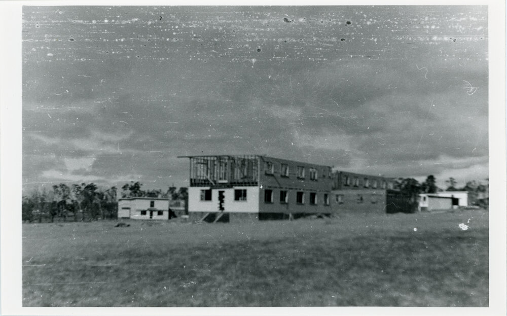 Wright College construction, UNE, 1958