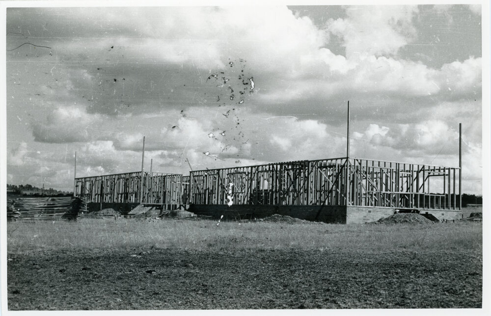 Wright College construction, 1957