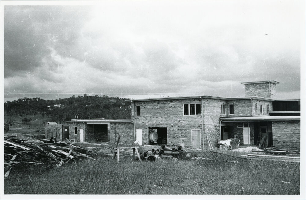 Wright College under construction, 1961