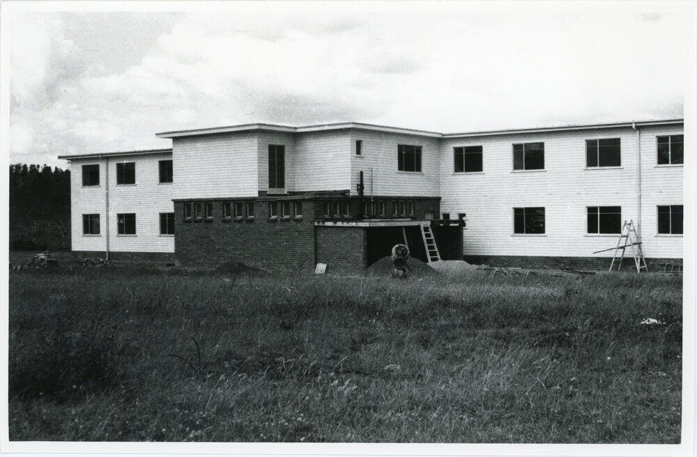 Wright College under construction, 1958