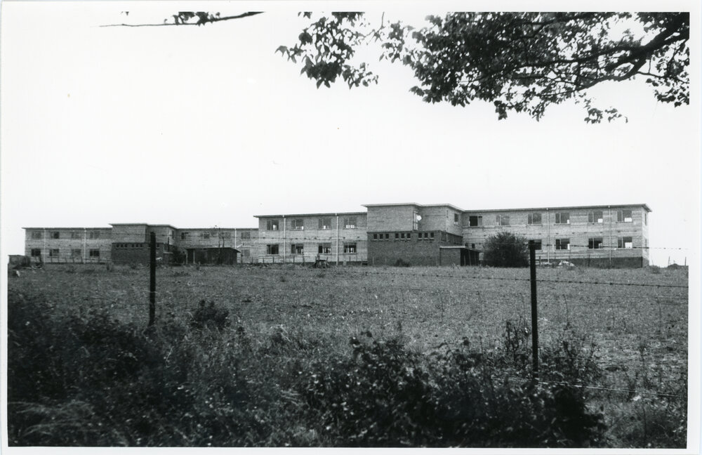 Wright College under construction, 1958