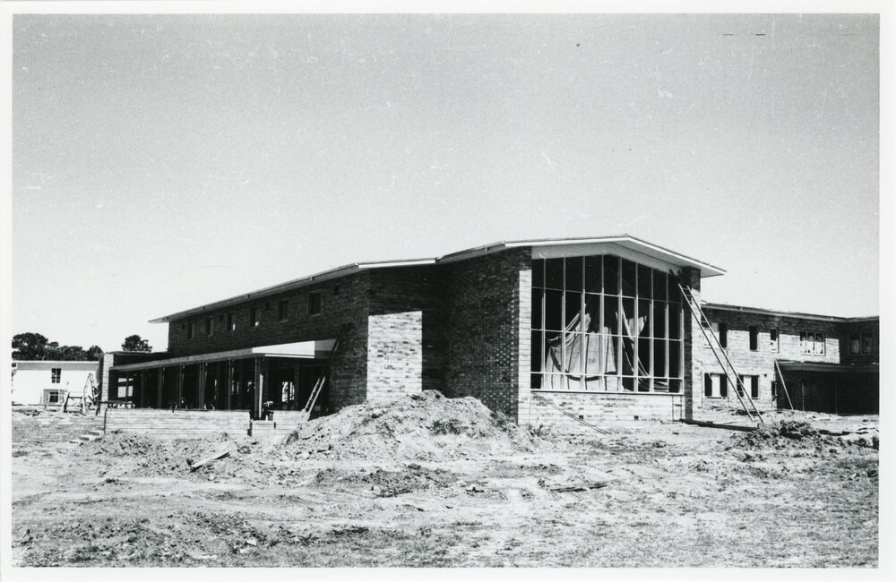 Wright College under construction, 1960