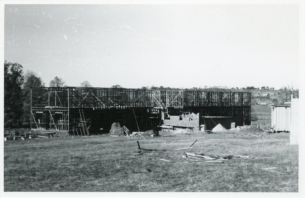 Wright College under construction, 1958