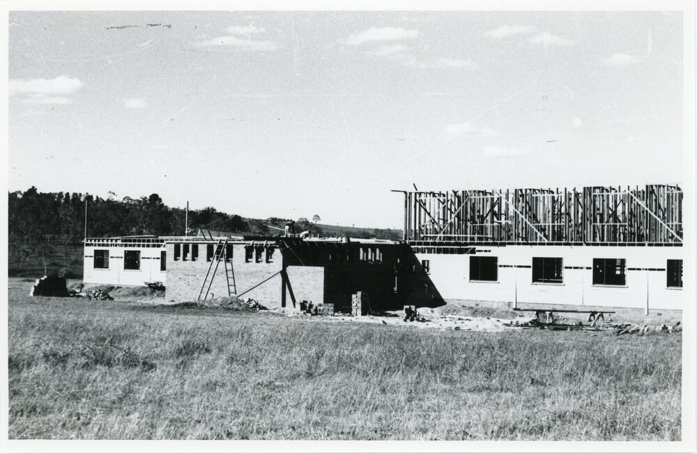 Wright College under construction, 1957