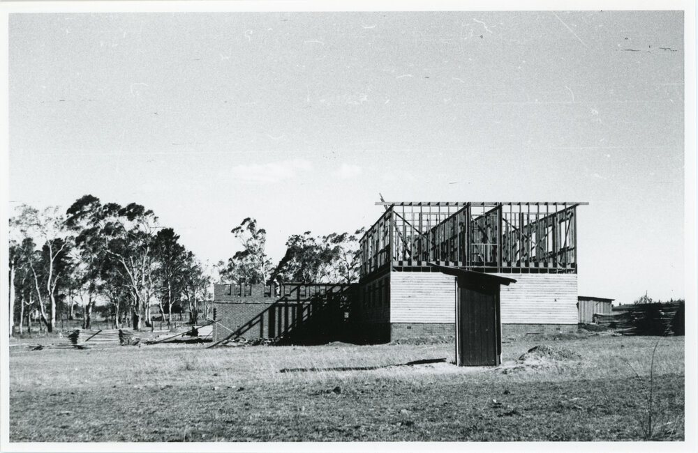 Wright College under construction, 1957
