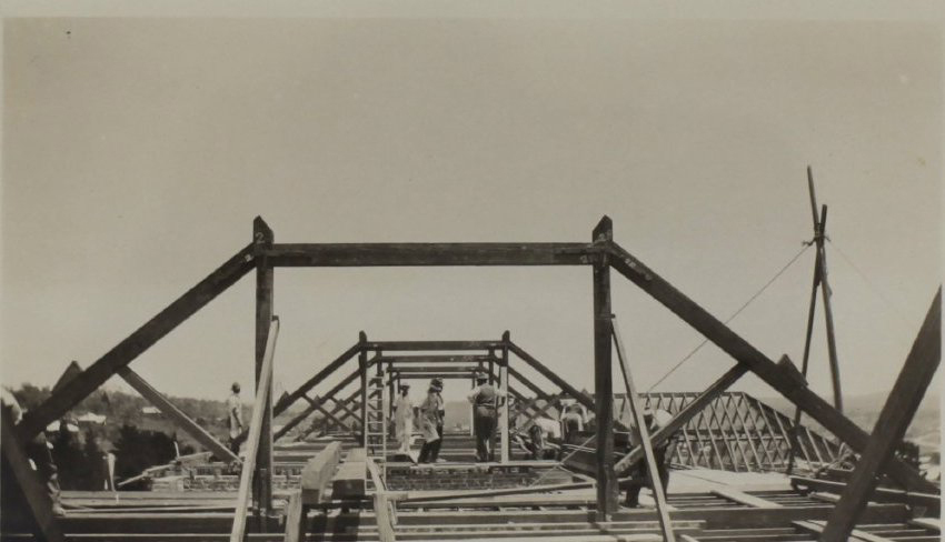 Armidale Teachers' College under construction, c. 1929