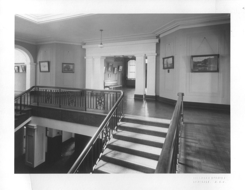 Armidale Teachers' College - the upper Vestibule 