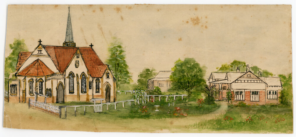 Painting of a Chapel scene