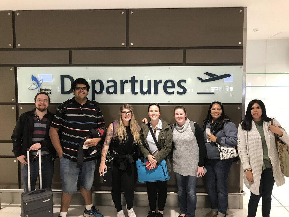 UNE delegates depart for WIPCE, 2017