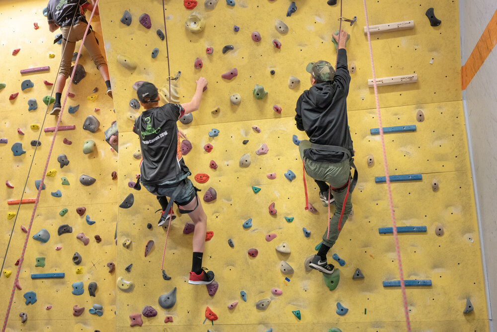 Oorala Junior Boys, indoor rock climbing, UNE Sport, 2018