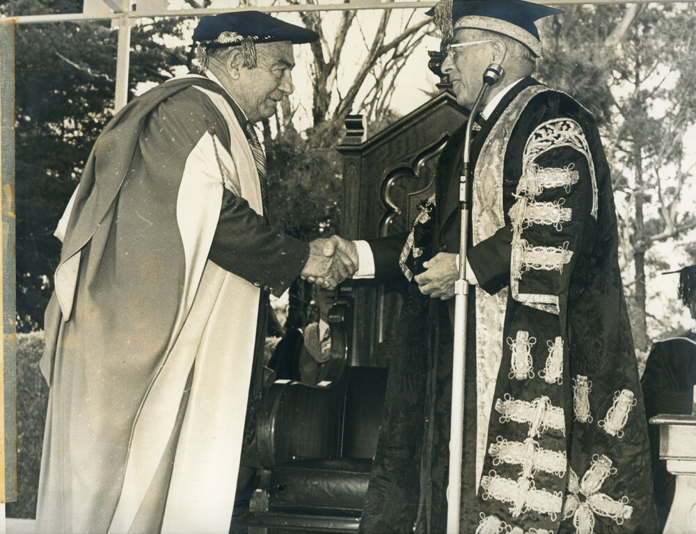 Alan Heywood Voisey, [Graduation Ceremony, UNE]