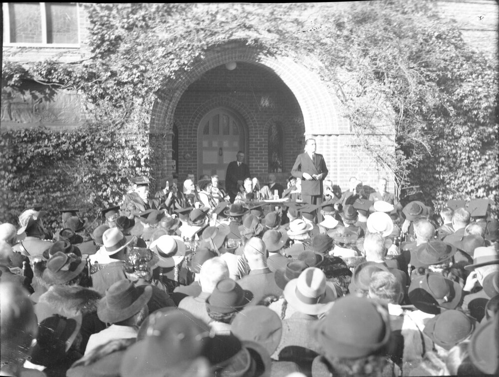 NEUC opening, 1938