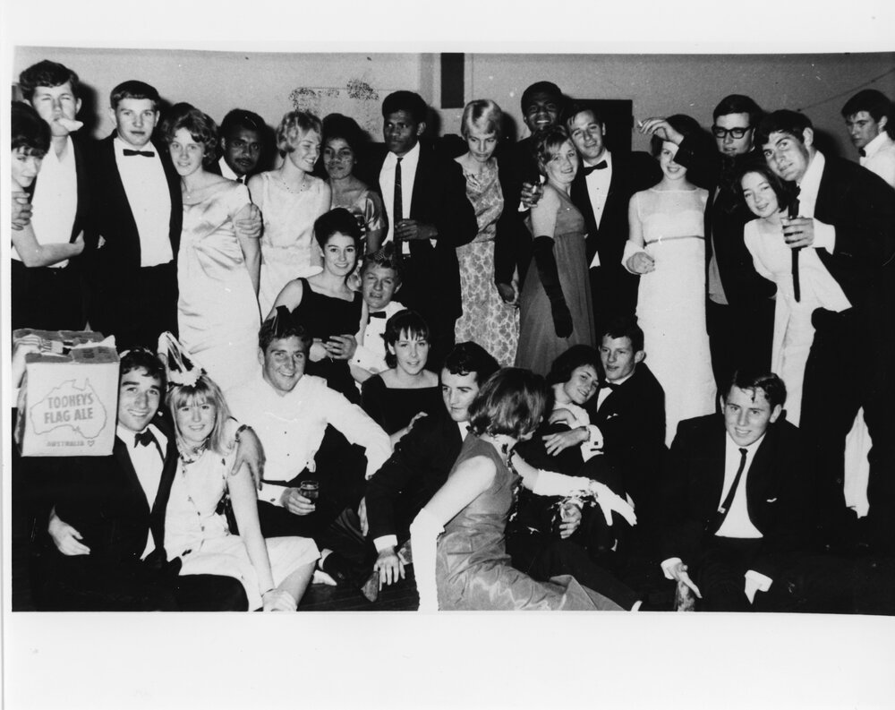 Group at a Wright College party