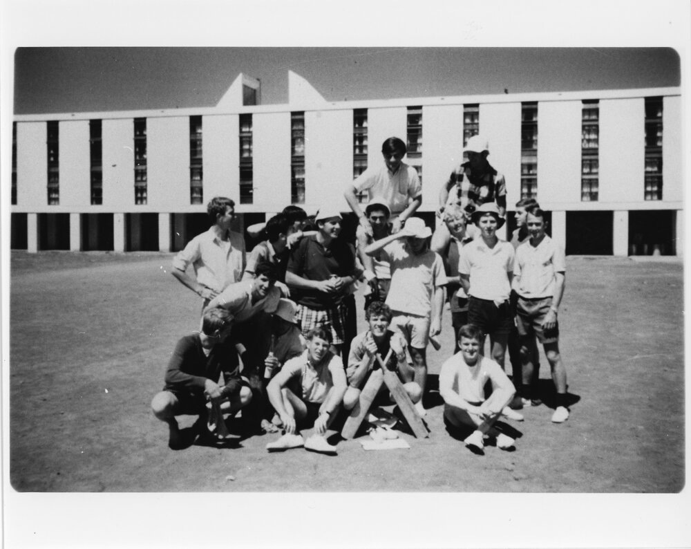 Wright College cricket players
