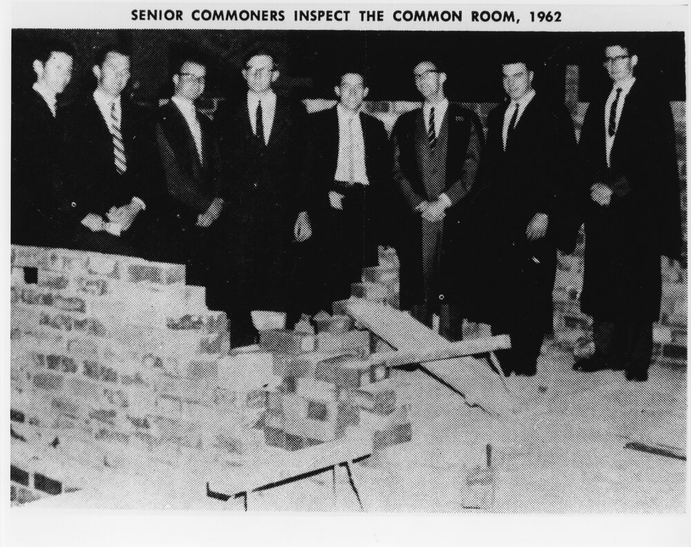 Wright College "Senior Commoners Inspect the Common Room, 1962"