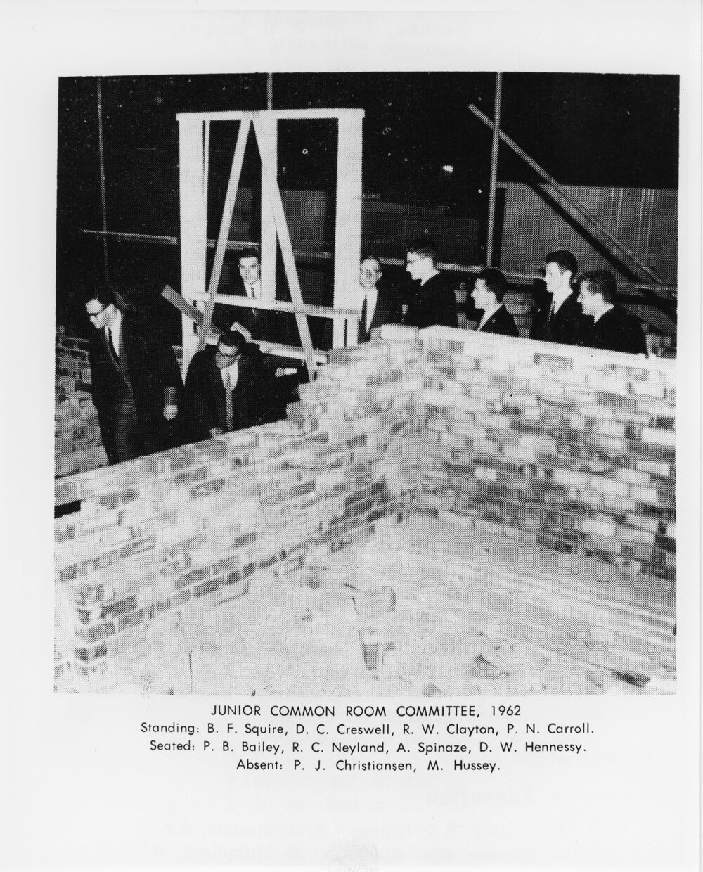 Wright College Junior Common Room Committee, 1962