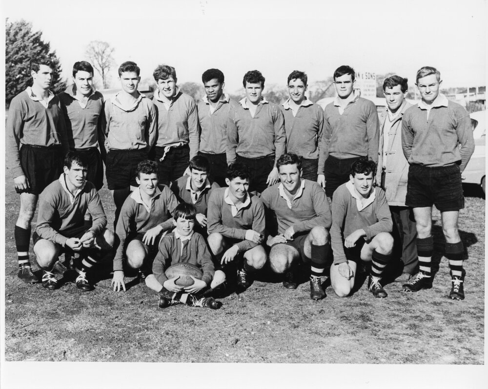 Wright College football team on a sporting field
