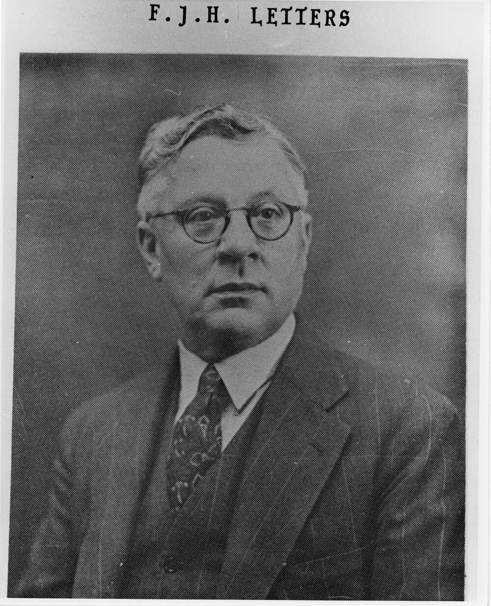 F.J.H. Letters