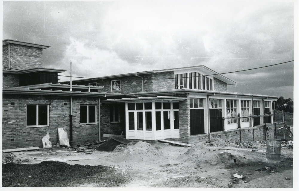 Wright College construction, 1961
