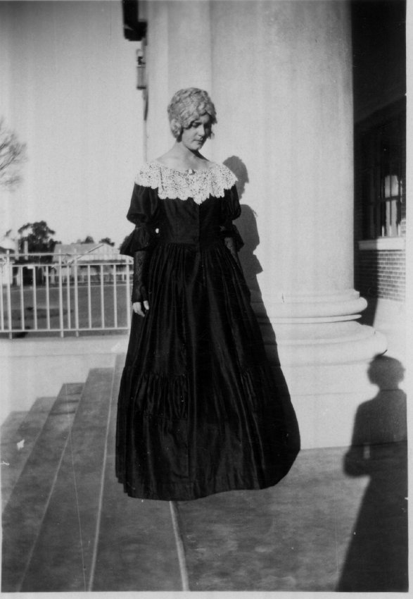 Armidale Teachers' College, Mamie Murphy in the role of Mrs J. Rhead in the stage production of 'Milestones', 1932