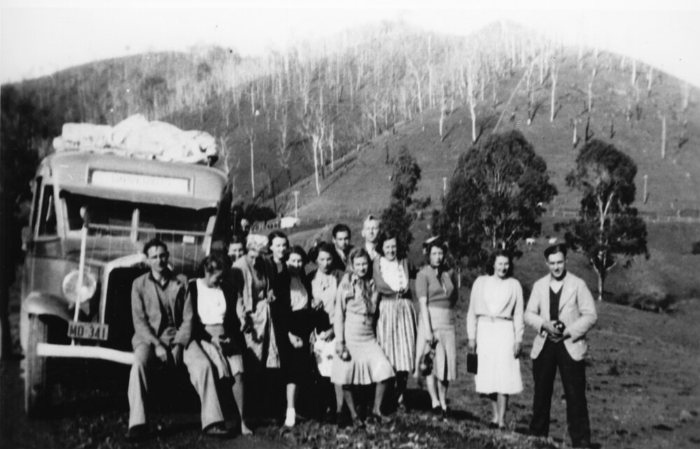Geology excursion Professor Voisey, 1940