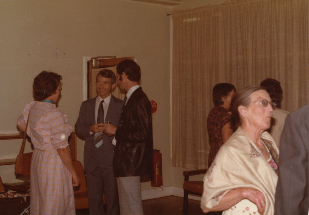 Smith Richardson&rsquo;s farewell dinner at Wright College Dining Hall, 1983