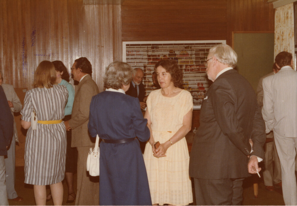 Smith Richardson&rsquo;s farewell dinner at Wright College Dining Hall, 1983