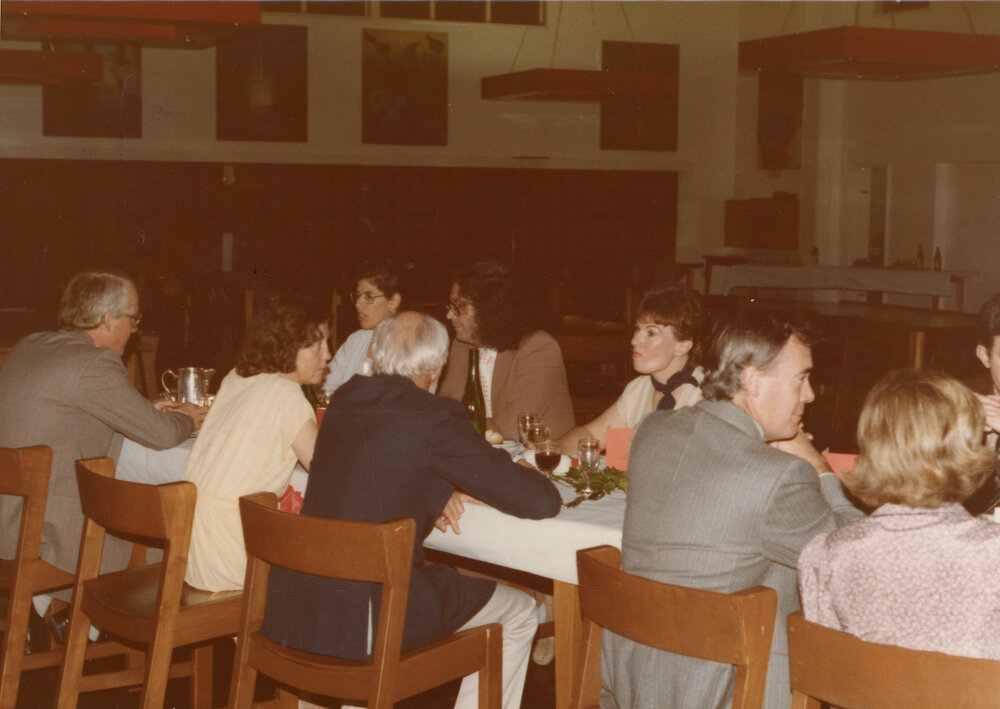 Smith Richardson&rsquo;s farewell dinner at Wright College Dining Hall, 1983