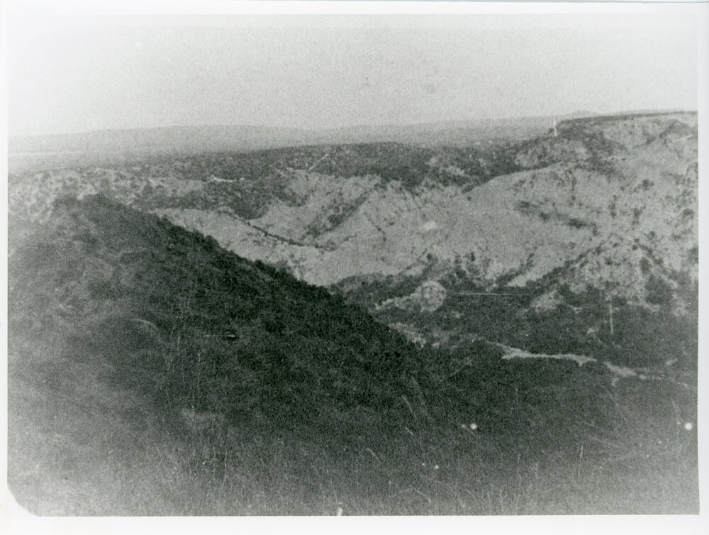 Where the Anzac had to climb to fight the Turks, 1923