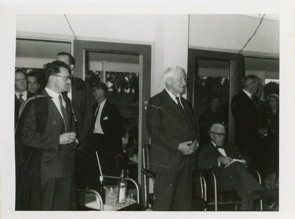 Opening of the T.R. Forster Memorial Union by G.E. Forster, University of New England, 1956