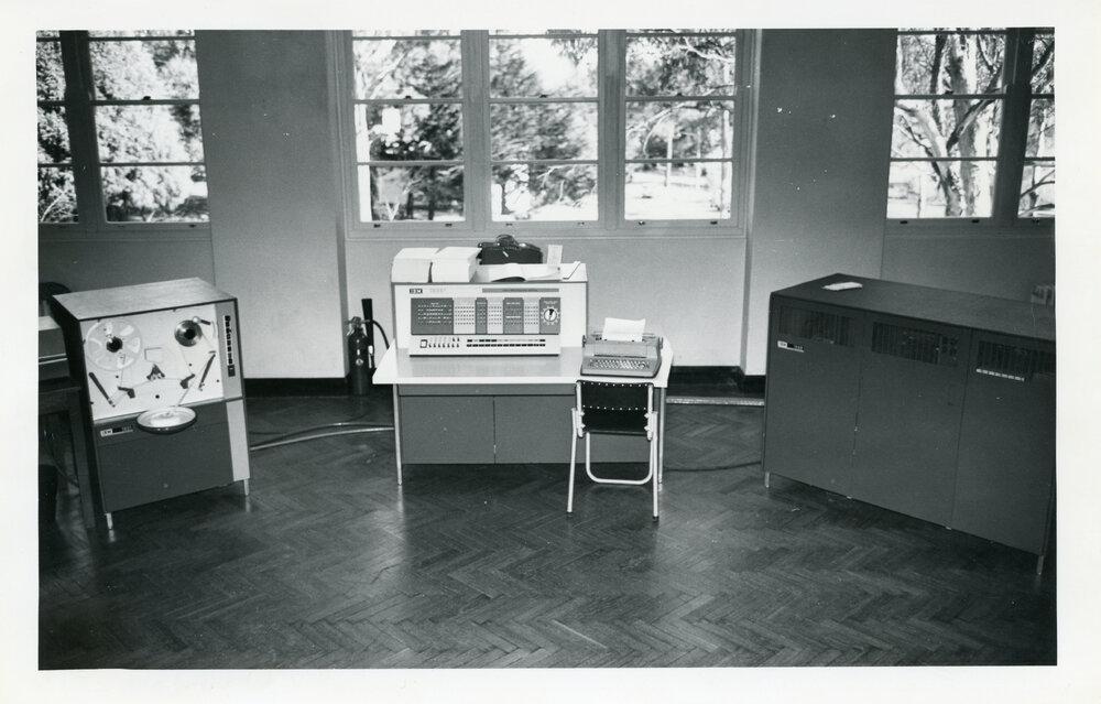 Computing equipment in the interior of Booth Block, UNE