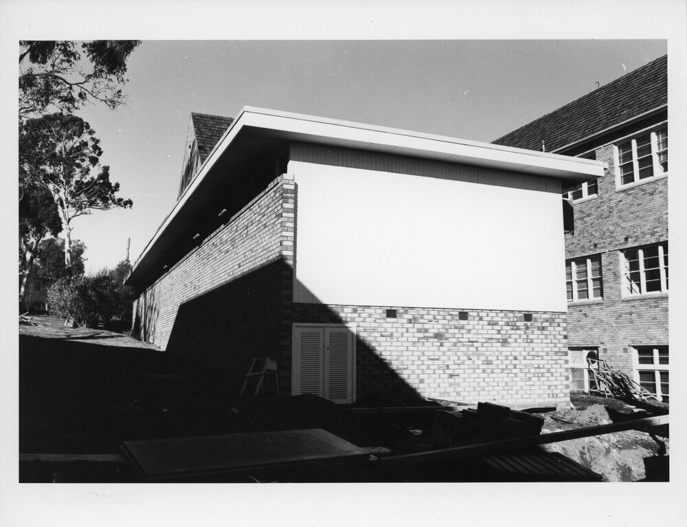 Extension outside Booth Block
