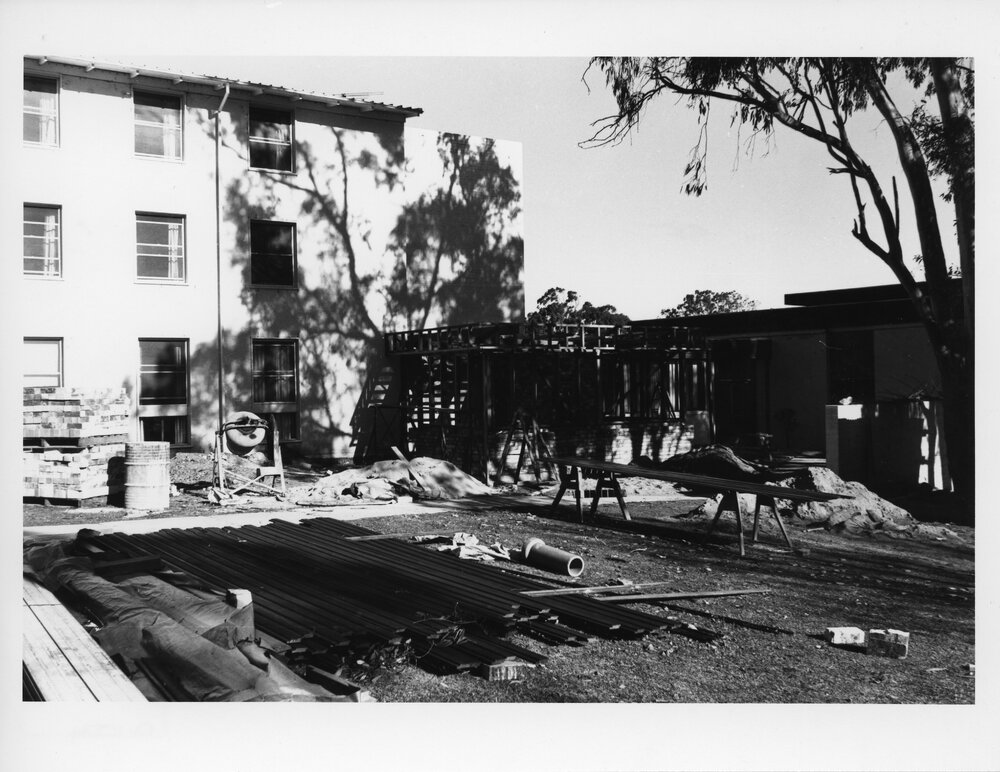 Mary White College construction site