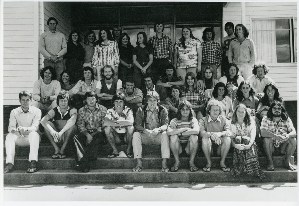 Group of students outside Wright College