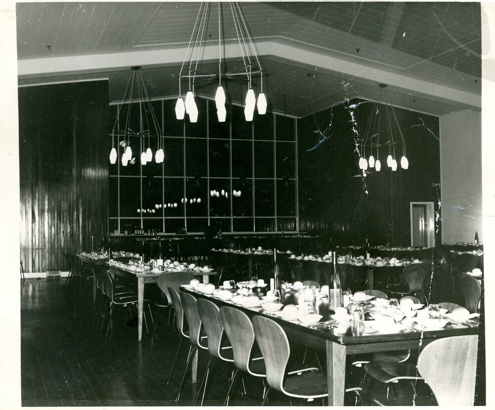 Wright College dining hall