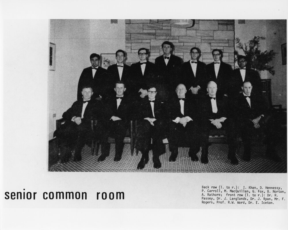 Wright College Senior Common Room, 1968