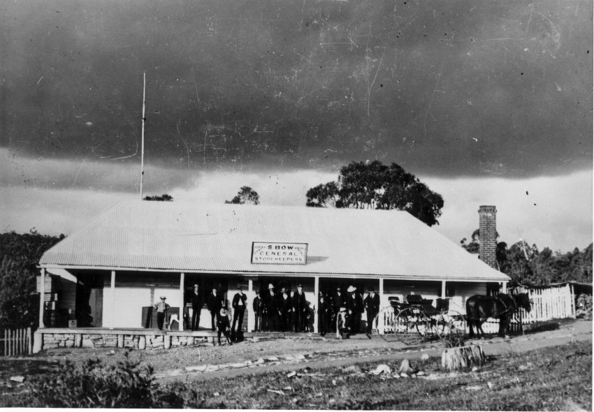 Sam Bow's Store, Rocky River, c. 1905