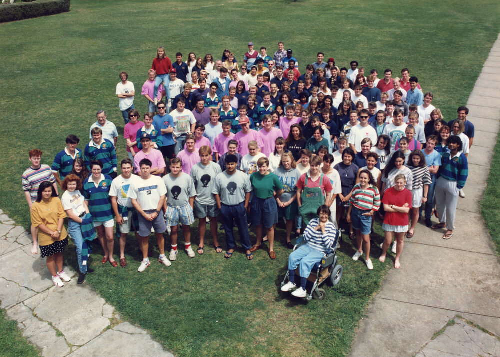 Wright College students, 1992
