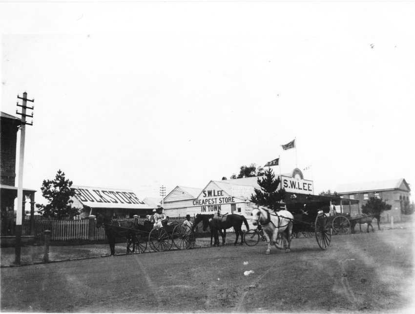 Sam War Lee's store in Hill Street, Uralla, NSW